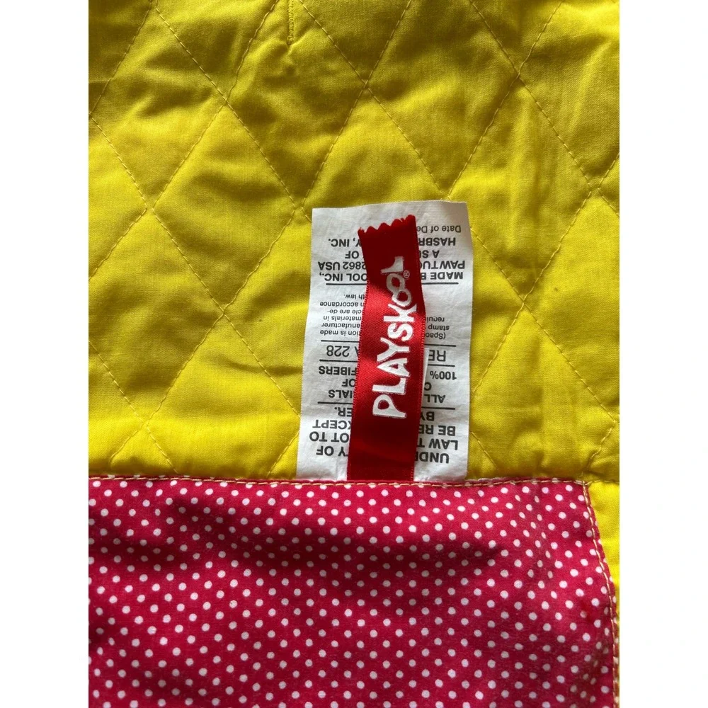 Vintage 80s Playschool baby fold and go Play Mat Sensory Activity Quilt Farm A‎